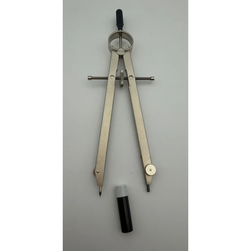 Helix Giant Bow Compass Stock No 20081 Precision Drafting Tool with Case